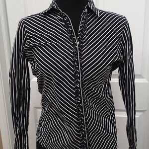 Tommy Hilfiger Ladies Button Down Shirt Size 4